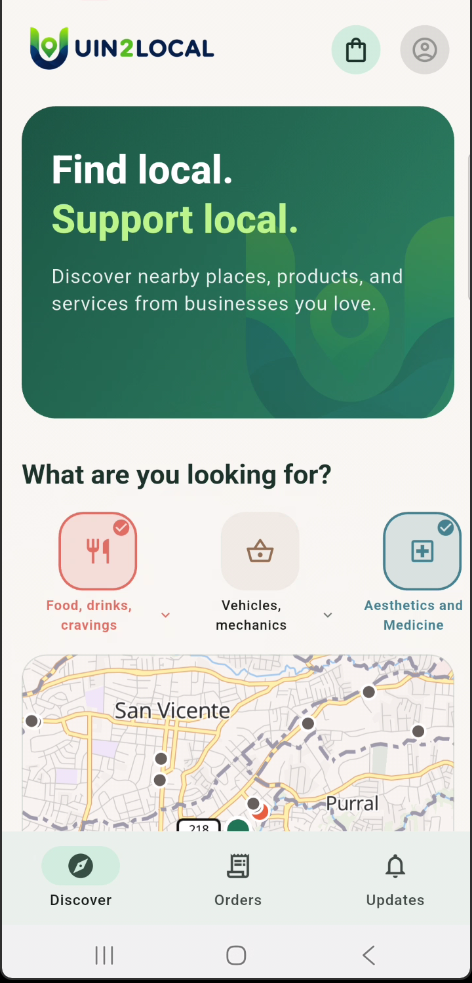 Preview of the UIN2LOCAL application
